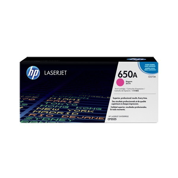 HP CE273A Toner - HP 650A Magenta Original  Toner Cartridge - CE 273A
