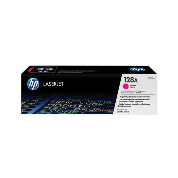 HP CE323A Toner - HP 128A Magenta Original  Toner Cartridge - CE 323A