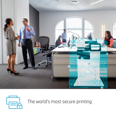 HP LaserJet Enterprise M634z Wireless Multifunction Black and white Printer, Copier, Scanner Duplex