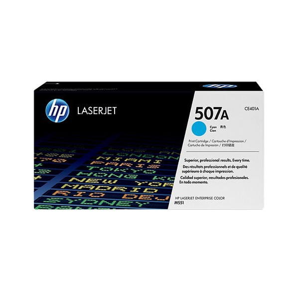 HP CE401A Toner - HP 507A Cyan Original  Toner Cartridge - CE 401A