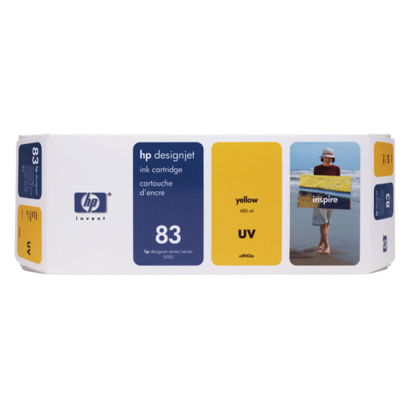 HP Cartouche d'encre jaune UV 83 (680 ml) print head Thermal inkjet