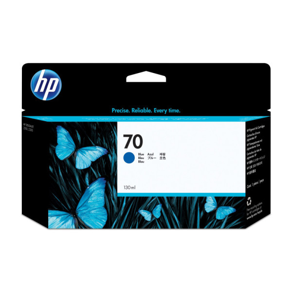 HP 70 130-ml Blue DesignJet Ink Cartridge