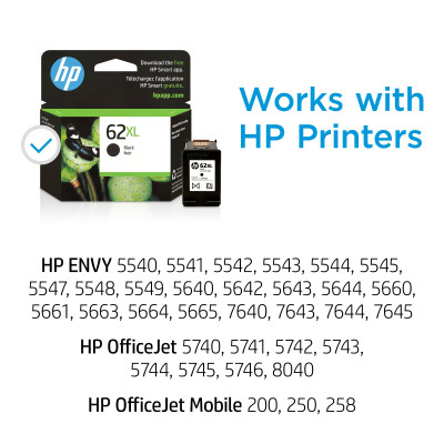 HP 62XL High Yield Black Original Ink Cartridge