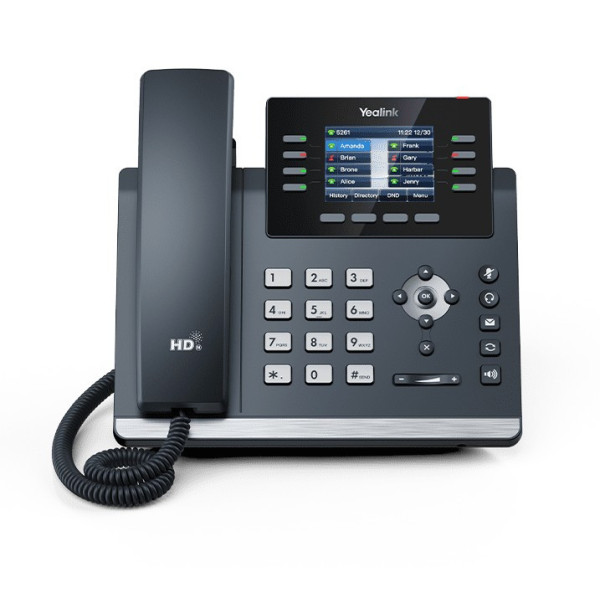 Yealink SIP-T44U téléphone fixe Gris 8 lignes LCD Wifi