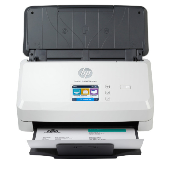 HP ScanJet Pro N4000 snw1 Scanner à défilement A4, jusqu’à 40ppm/80ipm, 600 x 600 DPI