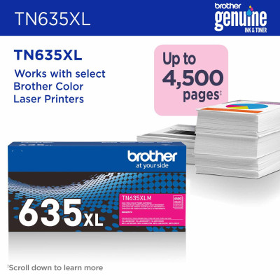 Brother TN-635XLM Cartouche de toner 1 pièce(s) Original Magenta