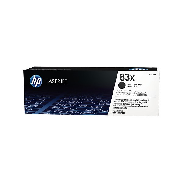 HP CF283X Toner - HP 83X High Yield Black Original  Toner Cartridge - CF 283X
