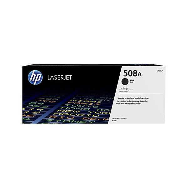 HP CF360A Toner - HP 508A Black Original  Toner Cartridge - CF 360A