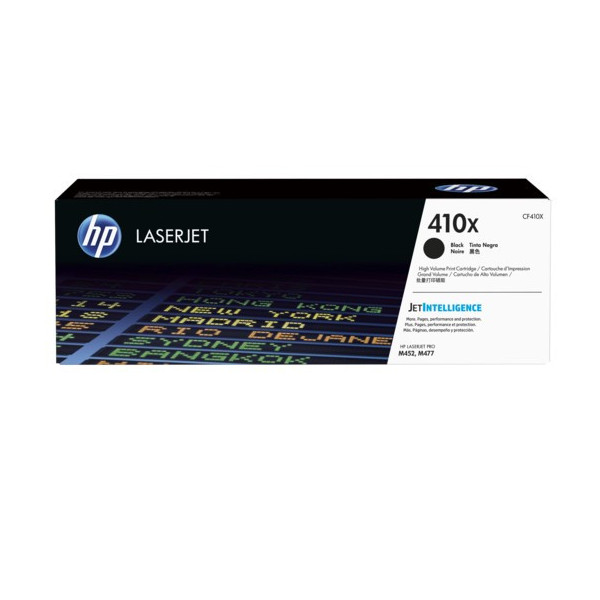 HP CF410X Toner - HP 410X High Yield Black Original  Toner Cartridge - CF 410X