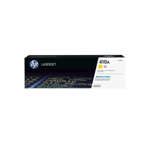 HP CF412A Toner - HP 410A Yellow Original  Toner Cartridge - CF 412A