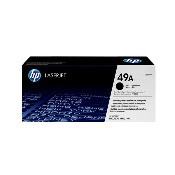 HP Q5949A Toner - HP 49A Black Original  Toner Cartridge - Q 5949A
