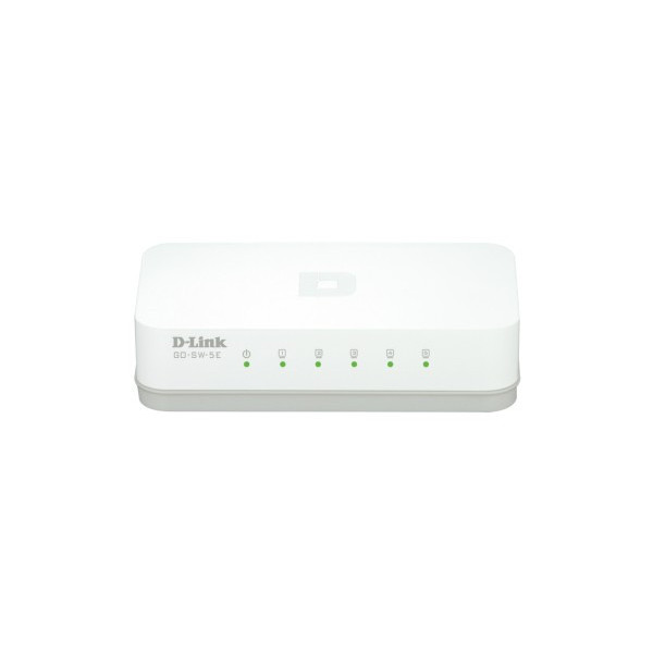 D-Link GO-SW-5E Unmanaged Fast Ethernet (10/100) White network switch