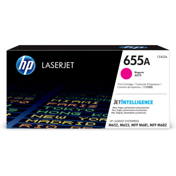 HP CF453A Toner - HP 655A Magenta Original  Toner Cartridge - CF 453A