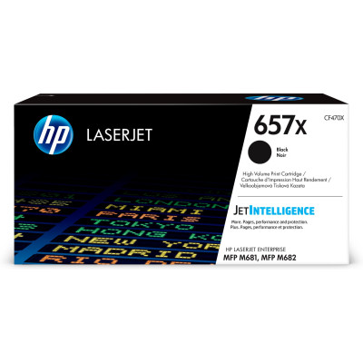 HP 657X (CF470X) Black High Yield Original LaserJet Toner Cartridge