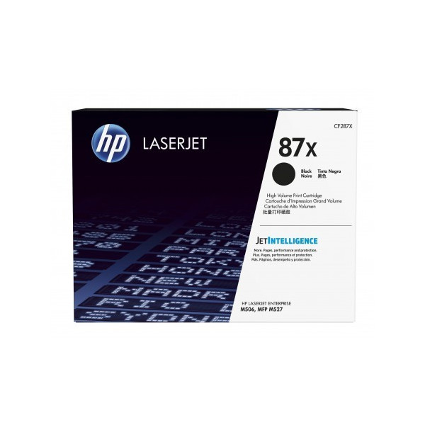 HP CF287X Toner - HP 87X High Yield Black Original  Toner Cartridge - CF 287X