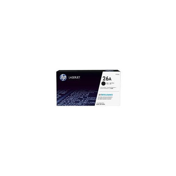 HP CF226A Toner - HP 26A Black Original  Toner Cartridge - CF 226A