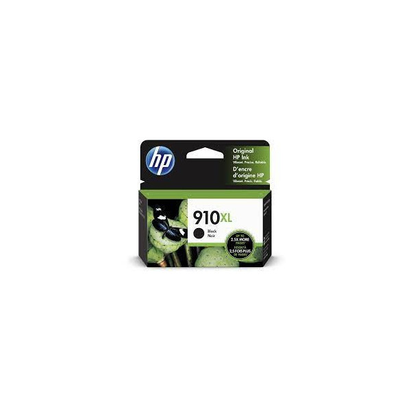 HP 910XL High Yield Black Original Ink Cartridge (3YL65AN)