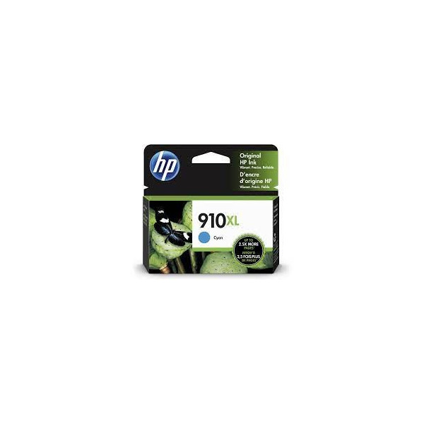 HP 910XL High Yield Cyan Original Ink Cartridge (3YL62AN)