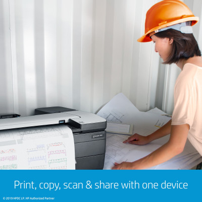 HP Designjet T830 24 large format printer Wi-Fi Inkjet Colour 2400 x 1200 DPI Ethernet LAN