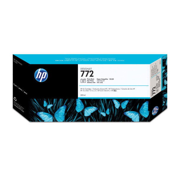 HP 772 300-ml Photo Black DesignJet Ink Cartridge