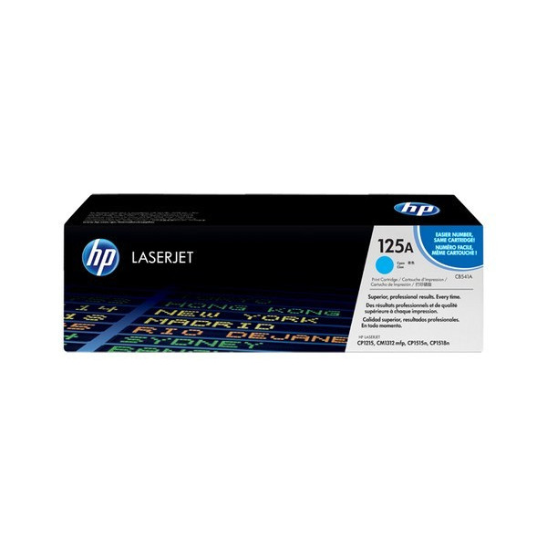 HP CB541A Toner - HP 125A Cyan Original  Toner Cartridge - CB 541A