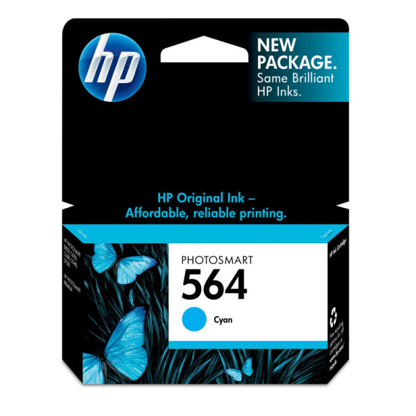 HP 564 Cyan Original Ink Cartridge
