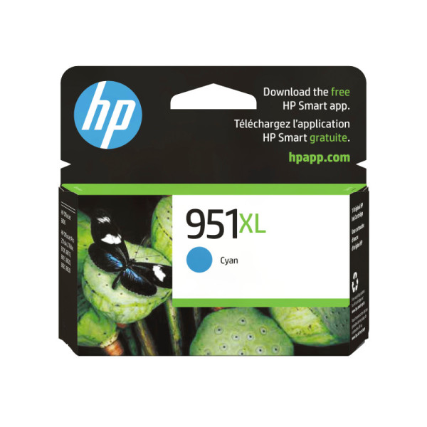 HP 951XL High Yield Cyan Original Ink Cartridge