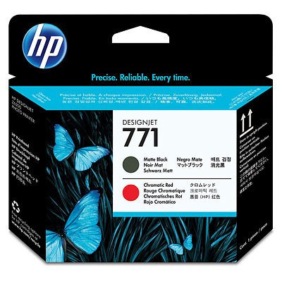 HP 771 Matte Black Chromatic Red Designjet Printhead